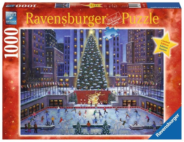 Ravensburger Christmas Puzzle 19563 - 1000 Teile - New York City Christmas - NYC