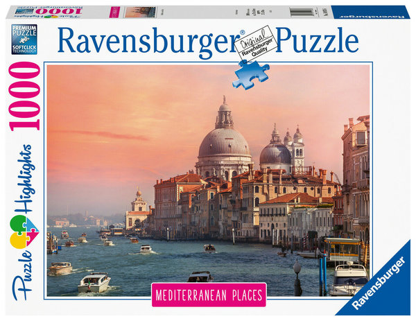 Ravensburger Puzzle 14976 - 1000 Teile - Mediterranean Places - Italy