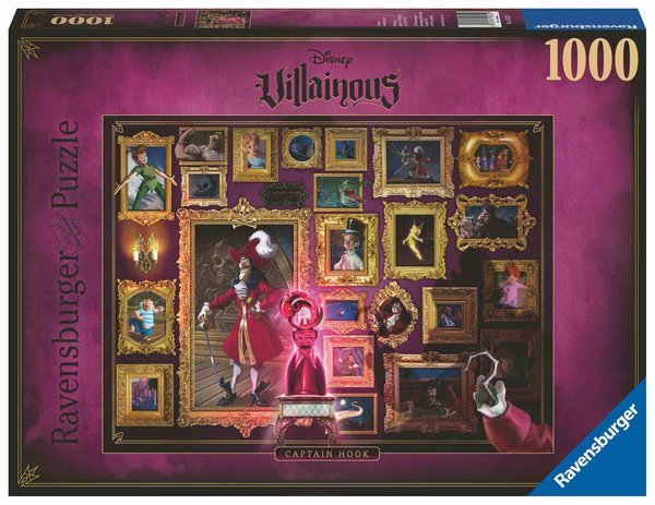 Ravensburger Puzzle 15022 - 1000 Teile - Die Disney Villainous - Captain Hook