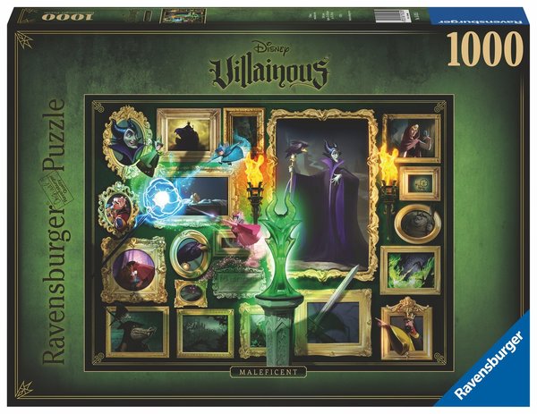 Ravensburger Puzzle 15025 - 1000 Teile - Die Disney Villainous - Maleficent