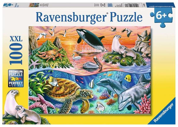 Ravensburger Puzzle 10681 - 100 Teile - Bunter Ozean