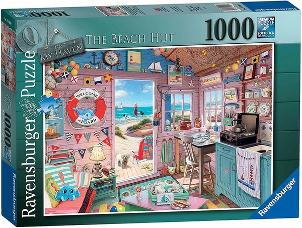 Ravensburger Puzzle 15000 - 1000 Teile - Steve Read - My Haven Nr. 7 - The Beach Hut