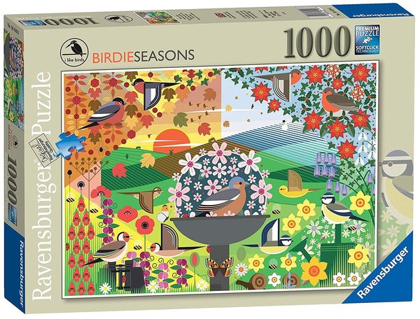 Ravensburger Puzzle 16419 - 1000 Teile - I Like Birds - Birdie Seasons