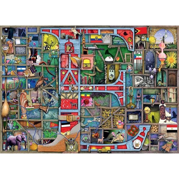 Ravensburger Puzzle 16420 - 1000 Teile - Colin Thompson - Awesome Alphabet "E"