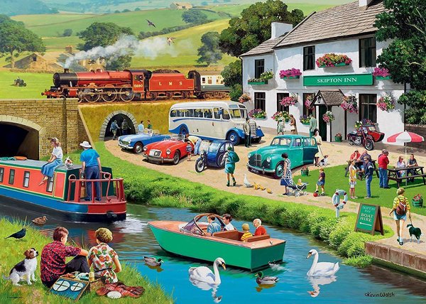 Ravensburger Puzzle 15986 - 1000 Teile - Leisure Days Nr. 2 - Exploring the Dales - Kevin Walsh