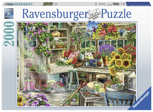 Ravensburger Puzzle 13996 - 2000 Teile - Gardener's Paradise - Rarität