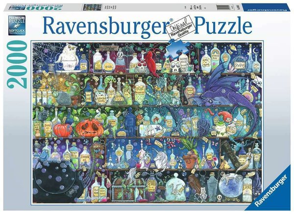 Ravensburger Puzzle 16010 - 2000 Teile - Zoe Sadler - Der Giftschrank - Rarität
