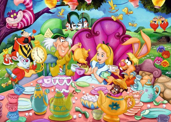 Ravensburger Puzzle 16737 - 1000 Teile - Disney Collector's Edition - Alice im Wunderland