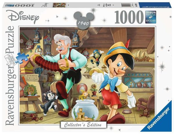 Ravensburger Puzzle 16736 - 1000 Teile - Disney Collector's Edition - Pinocchio