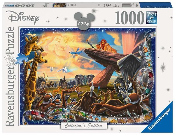 Ravensburger Puzzle 19747 - 1000 Teile - Disney Collector's Edition - Der König der Löwen