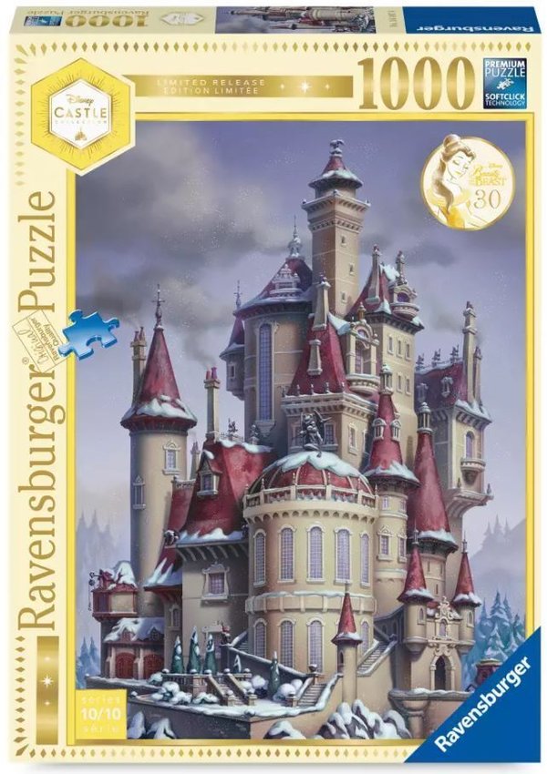 Ravensburger Puzzle 16497 - 1000 Teile - Disney Castle Collection Nr. 10  - Belle's Castle