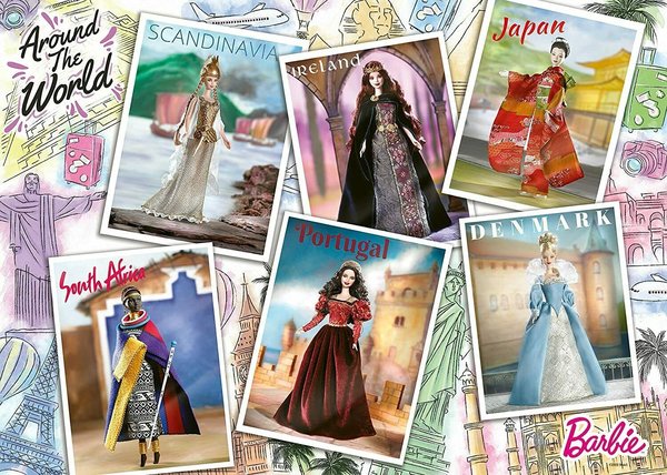 Ravensburger Puzzle 16502 - 1000 Teile - Barbie - Around the World