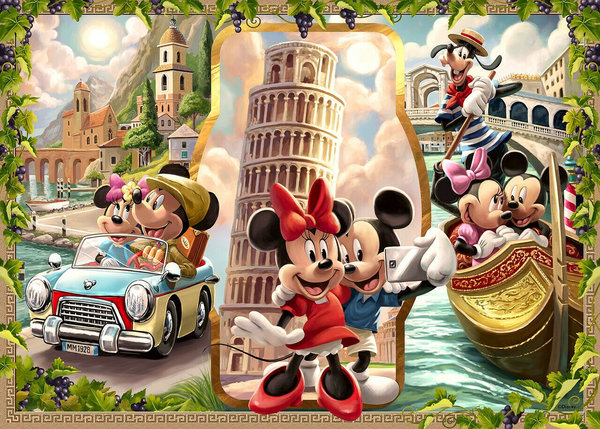 Ravensburger Puzzle 16505 - 1000 Teile - Disney - Vacation Mickey & Minnie