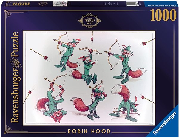 Ravensburger Puzzle 16860 - 1000 Teile - Disney Treasures from the Vault Nr. 11 Robin Hood