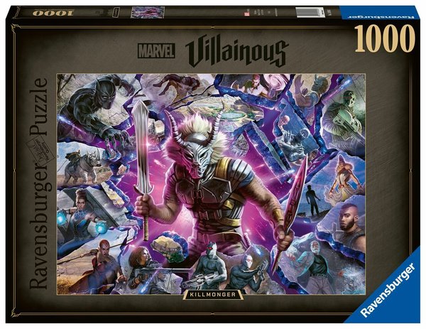 Ravensburger Puzzle 16906 - 1000 Teile - Marvel Villainous - Killmonger