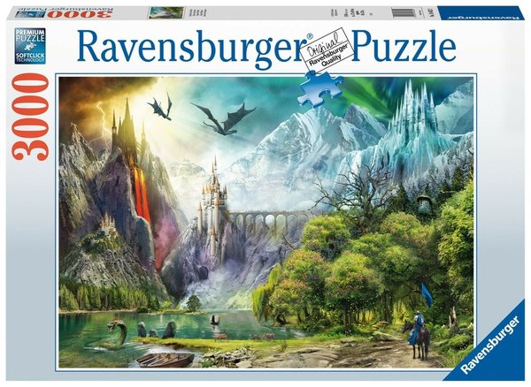 Ravensburger Puzzle 16462  - 3000 Teile - Im Reich der Drachen