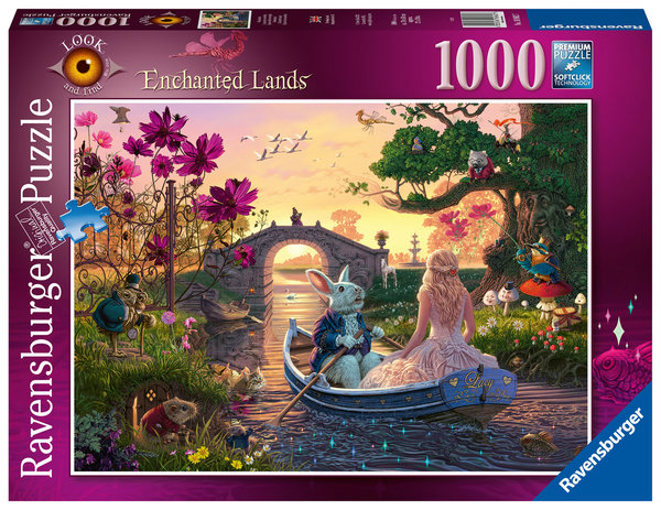 Ravensburger Puzzle 16962 - 1000 Teile - Steve Read - LOOK and find 1 - Enchanted Lands / Wunderland