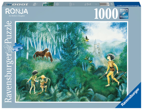 Ravensburger Puzzle 16894 - 1000 Teile - Astrid Lindgren Collection - Ronja Räubertochter