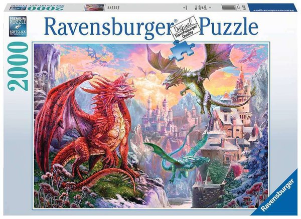 Ravensburger Puzzle 16717 - 2000 Teile - Drachenland