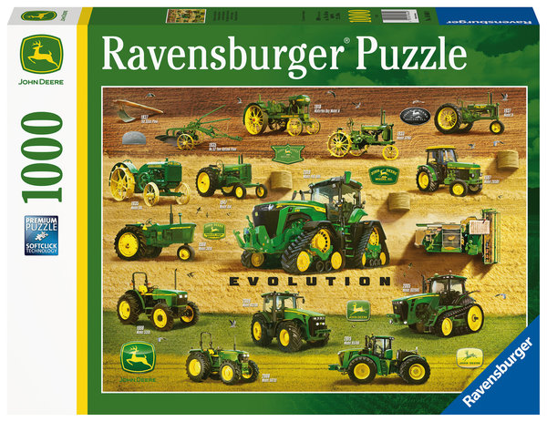 Ravensburger Puzzle 16840 - 1000 Teile - John Deere - Legacy / Das Erbe von John Deere