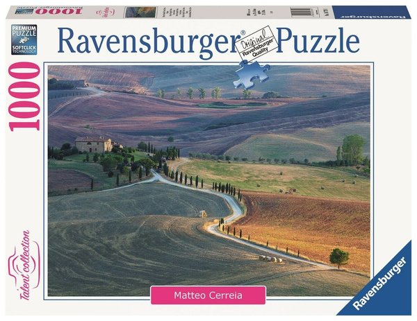 Ravensburger Puzzle 16779 - 1000 Teile - Talent collection - Podere Terrapille Pienza Siena Toscana