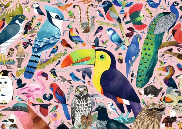 Ravensburger Puzzle 16769 - 1000 Teile - Matt Sewell's - Amazing Birds