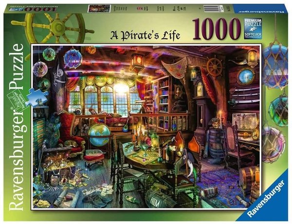 Ravensburger Puzzle 16755 - 1000 Teile - Aimee Stewart - A Pirate's Life!