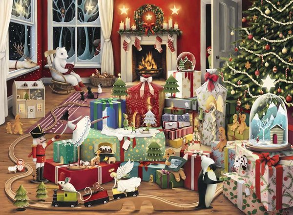 Ravensburger Christmas Puzzle 16862 - 500 Teile - Enchanted Christmas / Weihnachtszeit