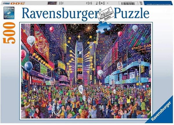 Ravensburger Christmas Puzzle 16423 - 500 Teile - New Years in Times Square