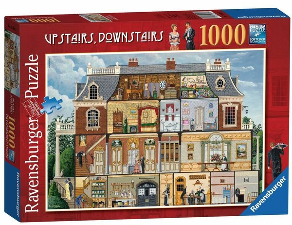 Ravensburger Puzzle 19802 - 1000 Teile - Upstairs - Downstairs