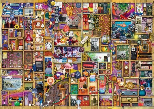 Ravensburger Puzzle 19827 - 1000 Teile - Colin Thompson - The Collector's Cupboard