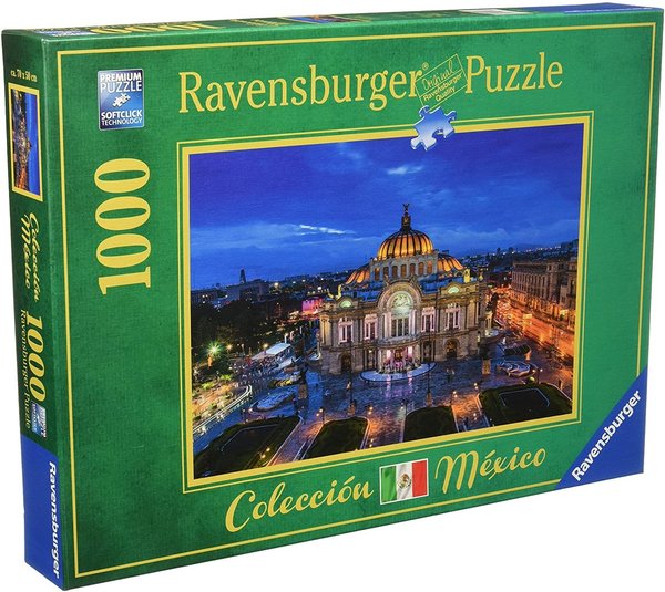 Ravensburger Puzzle 19842 - 1000 Teile - Colección México - Palace of Fine Arts