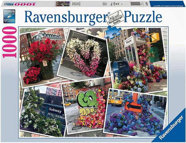 Ravensburger Puzzle 16819 - 1000 Teile - NYC Flower Flash