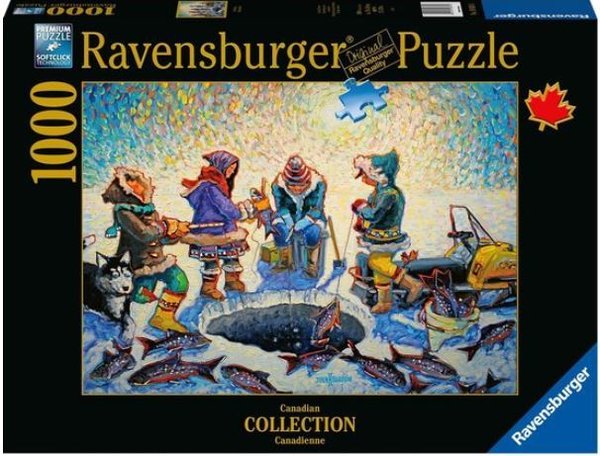 Ravensburger Puzzle 16831 - 1000 Teile - Canadian Collection - Ice Fishing