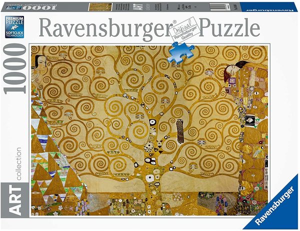 Ravensburger Puzzle 16848 - 1000 Teile - ART collection - Gustav Klimt - Lebensbaum