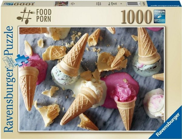 Ravensburger Puzzle 16544 - 1000 Teile - Food Porn - I Scream for Ice Cream