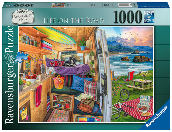 Ravensburger Puzzle 16547 - 1000 Teile - Apartment Envy - Life on the Road