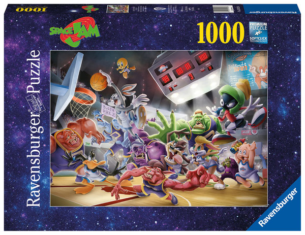 Ravensburger Puzzle 16923 - 1000 Teile - Space Jam Final Dunk