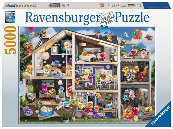 Ravensburger Puzzle 17434  - 5000 Teile -  Gelini Puppenhaus -Rarität