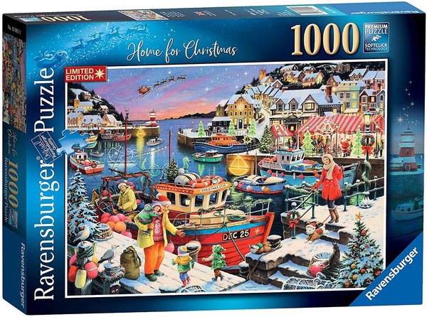 Ravensburger Christmas Puzzle 13991 - 1000 Teile - Home for Christmas