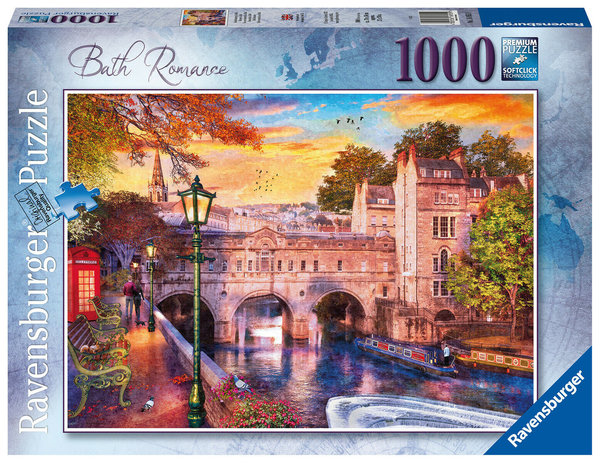Ravensburger Puzzle 16955 - 1000 Teile - Bath Romance