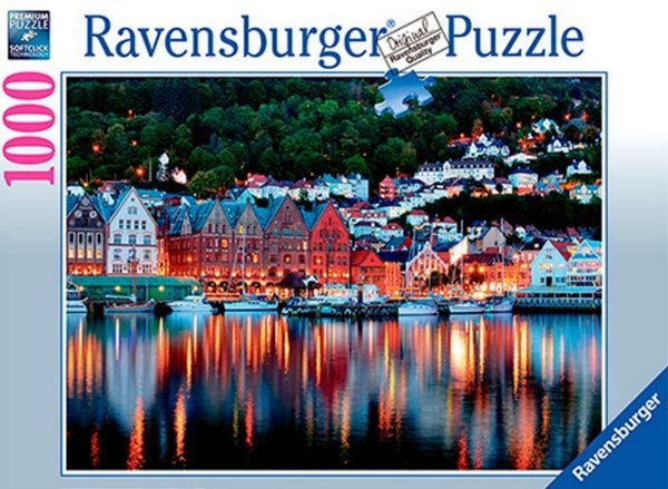 Ravensburger Puzzle 19715 - 1000 Teile - Norwegen Bergen