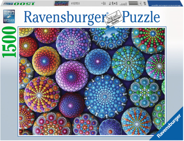 Ravensburger Puzzle 16365 - 1500 Teile - One Dot at a Time / Bunte Steine