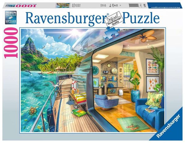 Ravensburger Puzzle 16948 - 1000 Teile - Jason Taylor - Tropical Island Charter