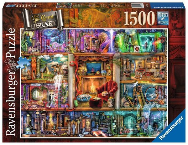 Ravensburger Puzzle 17158 - 1500 Teile - Aimee Stewart - The Grand Library