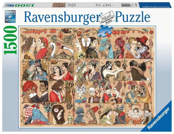 Ravensburger Puzzle 16973 - 1500 Teile - Love Through the Ages