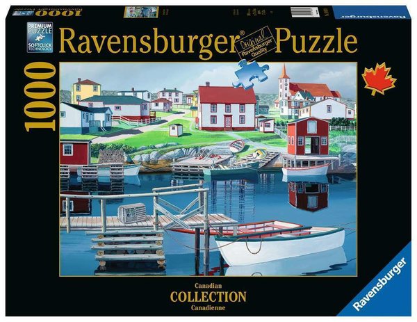 Ravensburger Puzzle 16833 - 1000 Teile - Canadian Collection - Greenspond Harbor