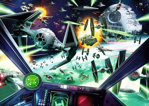 Ravensburger Puzzle 16919 - 1000 Teile - Star Wars - X-Wing Cockpit