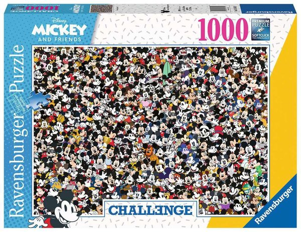 Ravensburger Puzzle 16744 - 1000 Teile - Challenge - Mickey and Friends