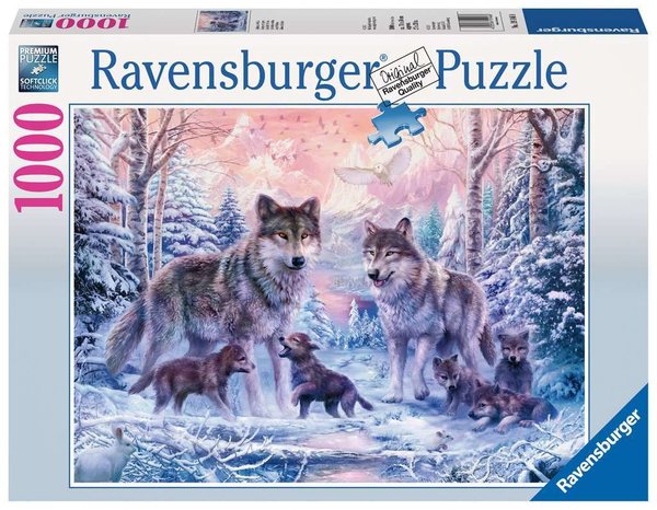 Ravensburger Puzzle 19146 - 1000 Teile - Arktische Wölfe